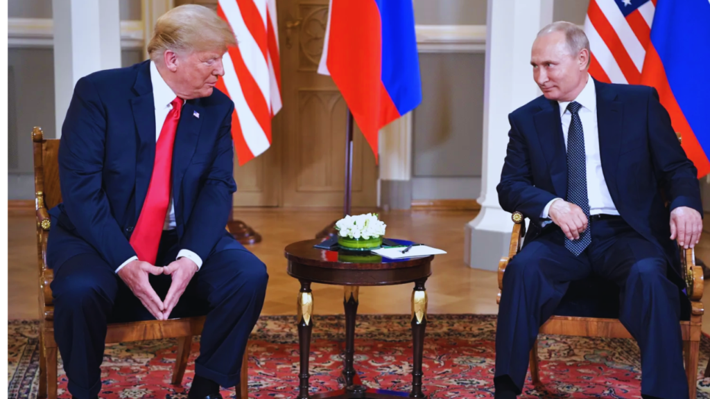 donald trump and Vladimir Putin