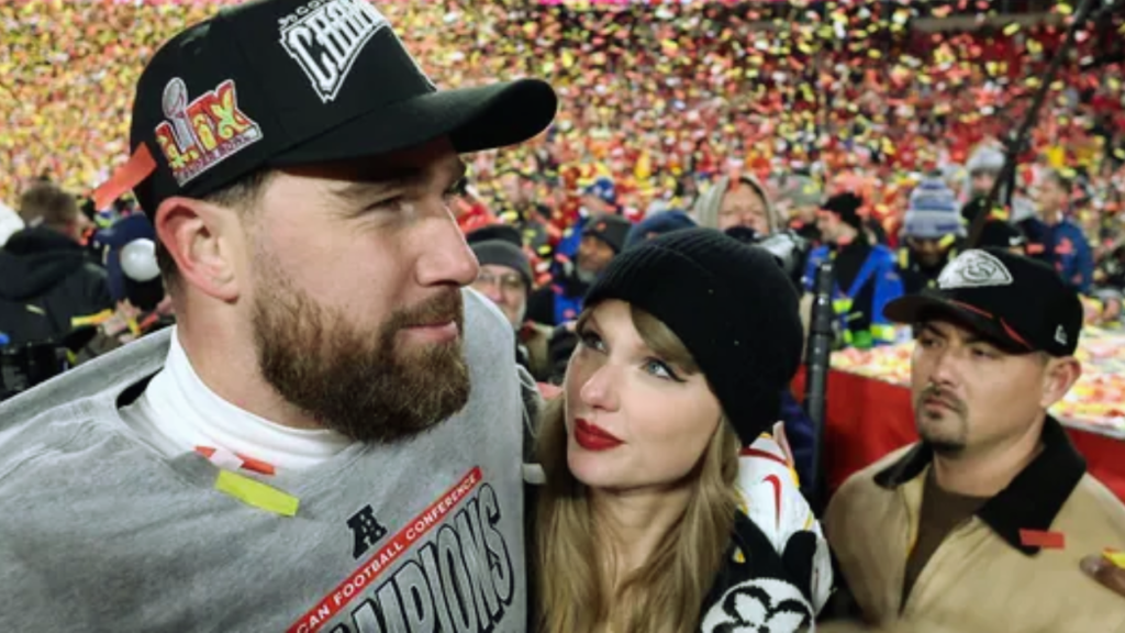 Taylor Swift offers emotional support to Travis Kelce following Kansas City Chiefs' defeat. 