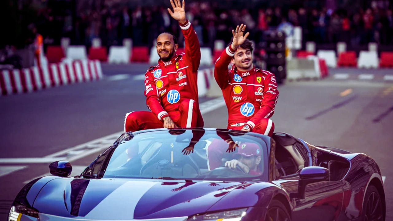 lewis shifted to ferrari