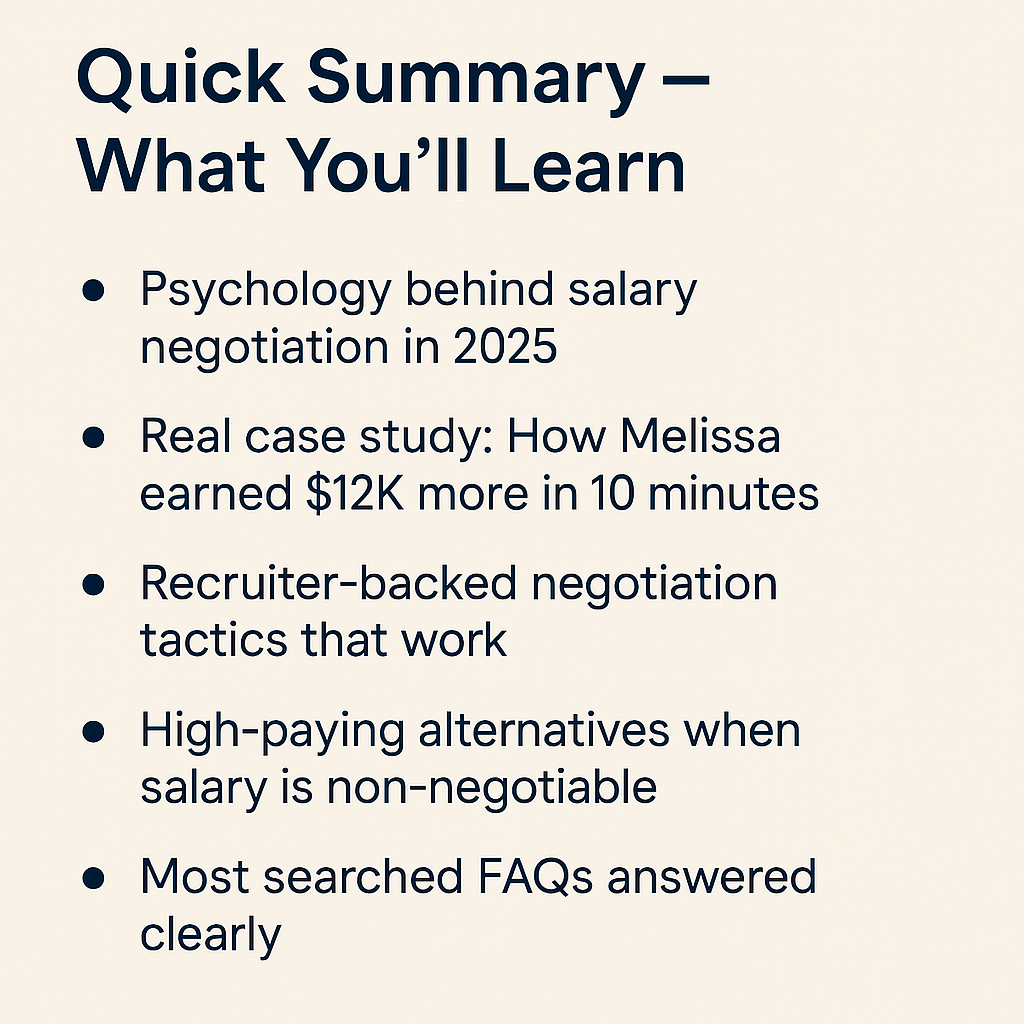 Unlock More Money: Salary Negotiation Tips That Work Now
