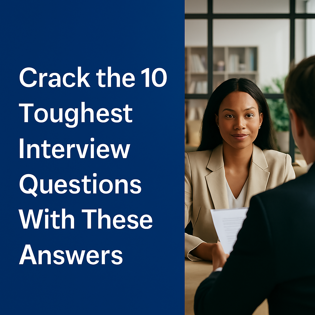 Crack the 10 Toughest Interview Questions With These Answers