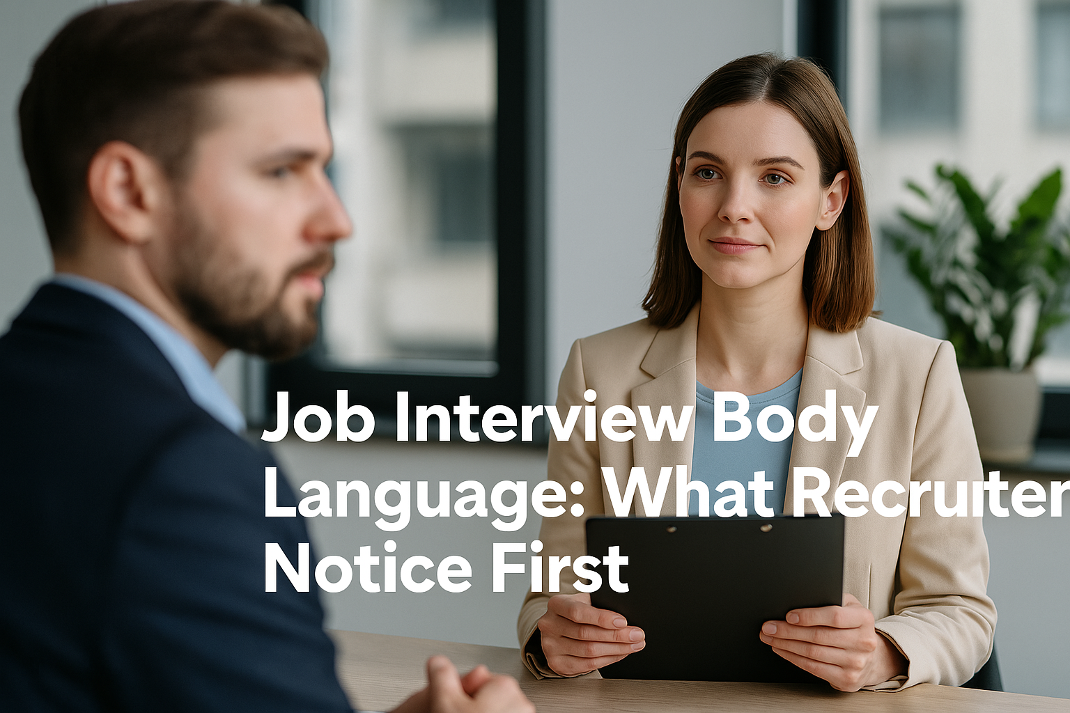 Job Interview Body Language: What Recruiters Notice First