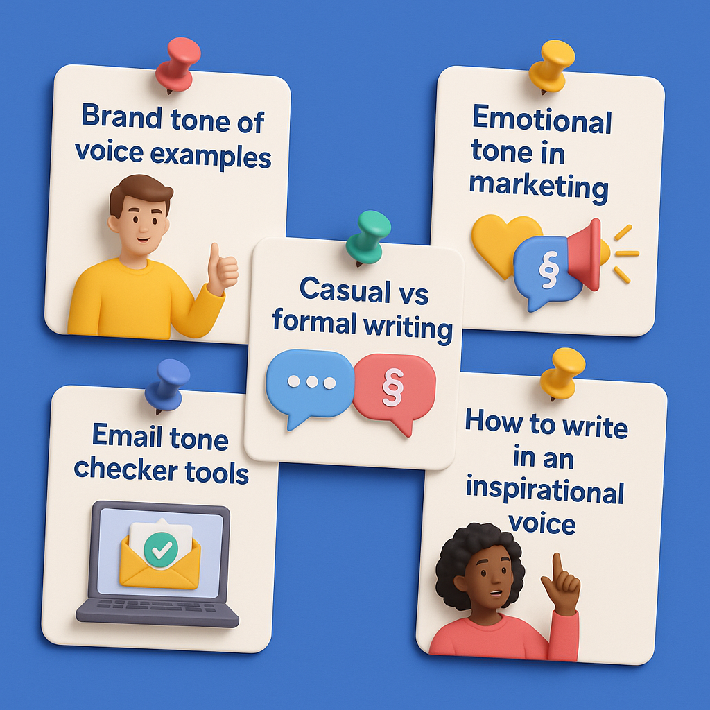 Do you want the tone to be professional casual inspirational or something else?