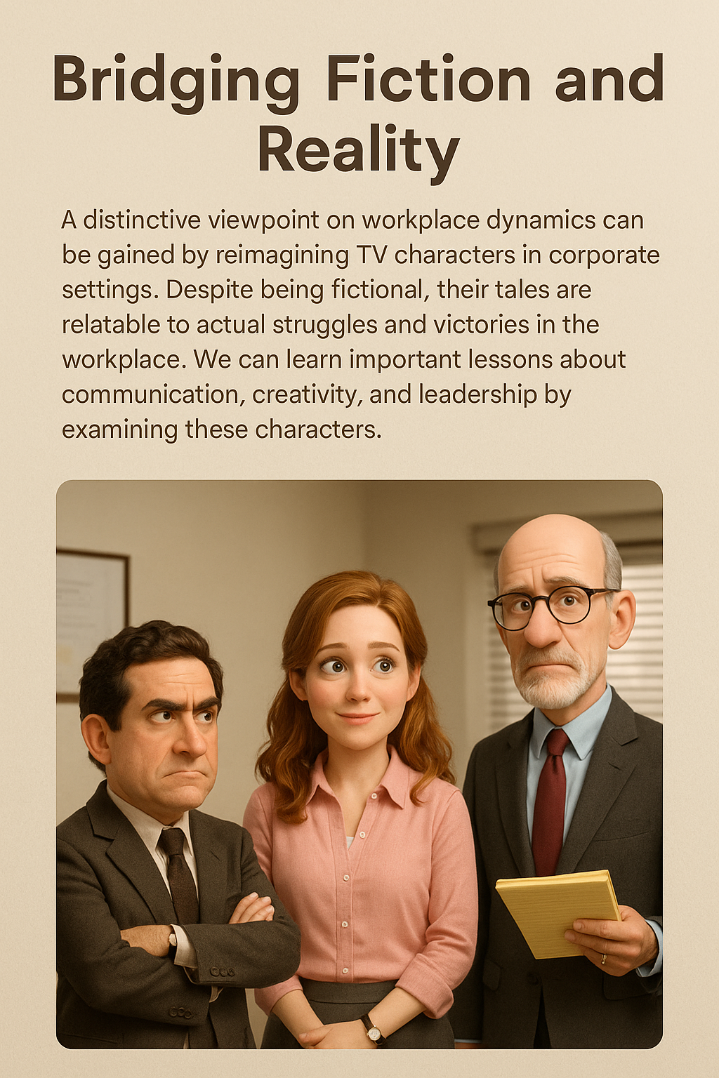 Corporate Life But Make It TV 8 Characters Reimagined