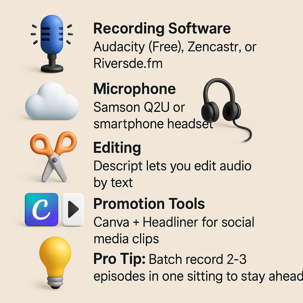 Make Your First $1,000 from Podcasting – No Experience Needed