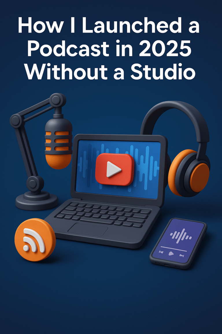 How I Launched a Podcast in 2025 Without a Studio