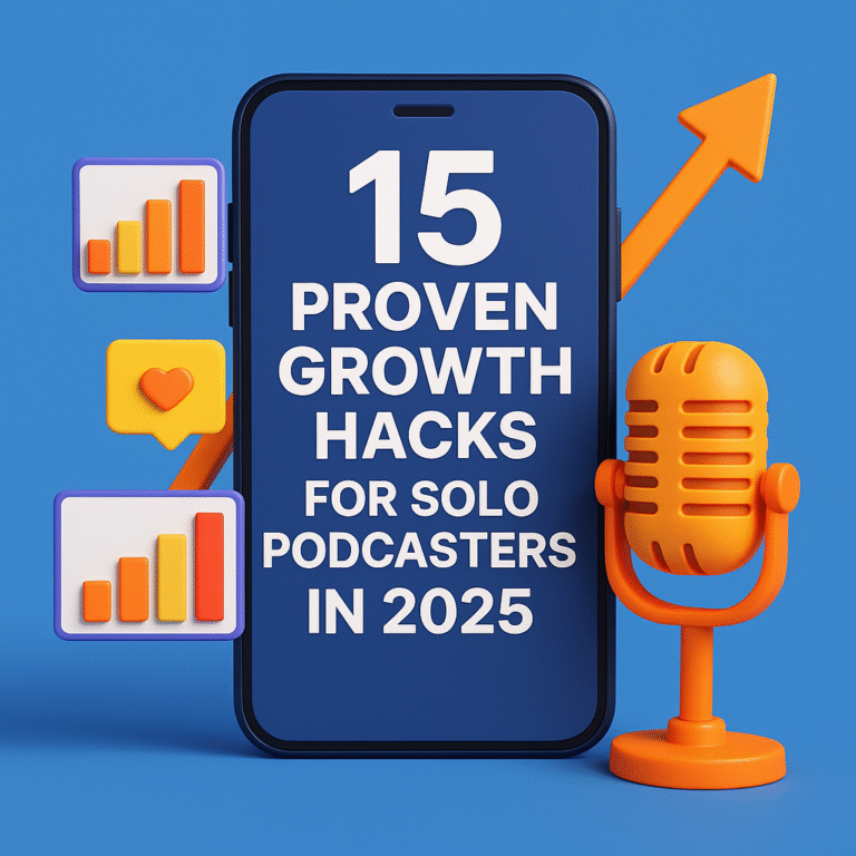 15 Proven Growth Hacks for Solo Podcasters in 2025