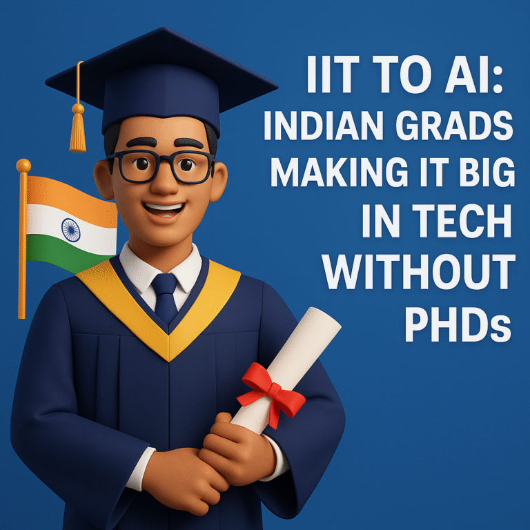 IT to AI: Indian Grads Making It Big in Tech Without PhDs