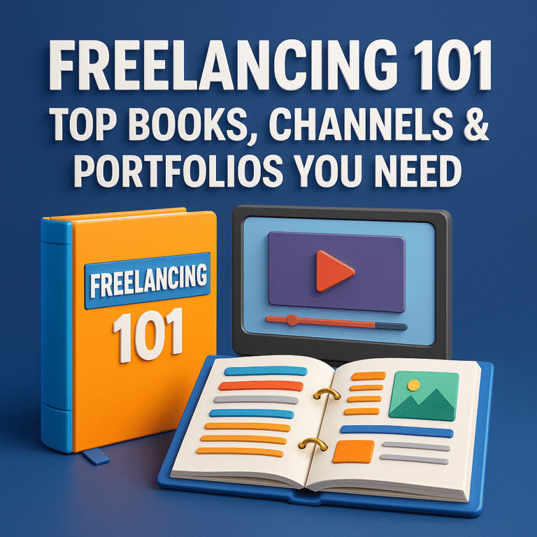 Freelancing 101: Top Books, Channels & Portfolios You Need