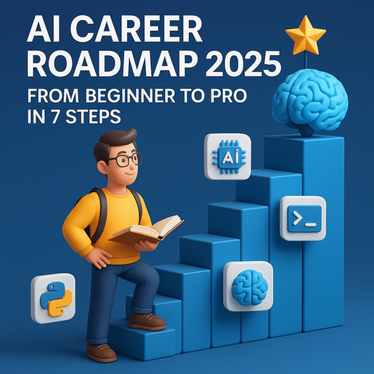 AI Career Roadmap 2025: From Beginner to Pro in 7 Steps