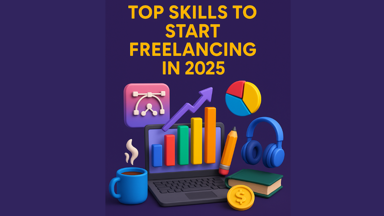Top Skills to Start Freelancing in 2025 and Make $5K+/Month