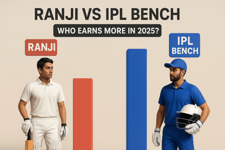 Shocking Pay Gap: Ranji Stars vs IPL Bench Players (2025)