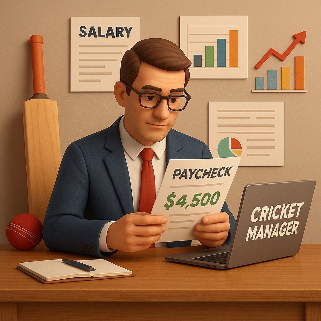 Inside the Paycheck: Local Cricket Manager Salary Breakdown