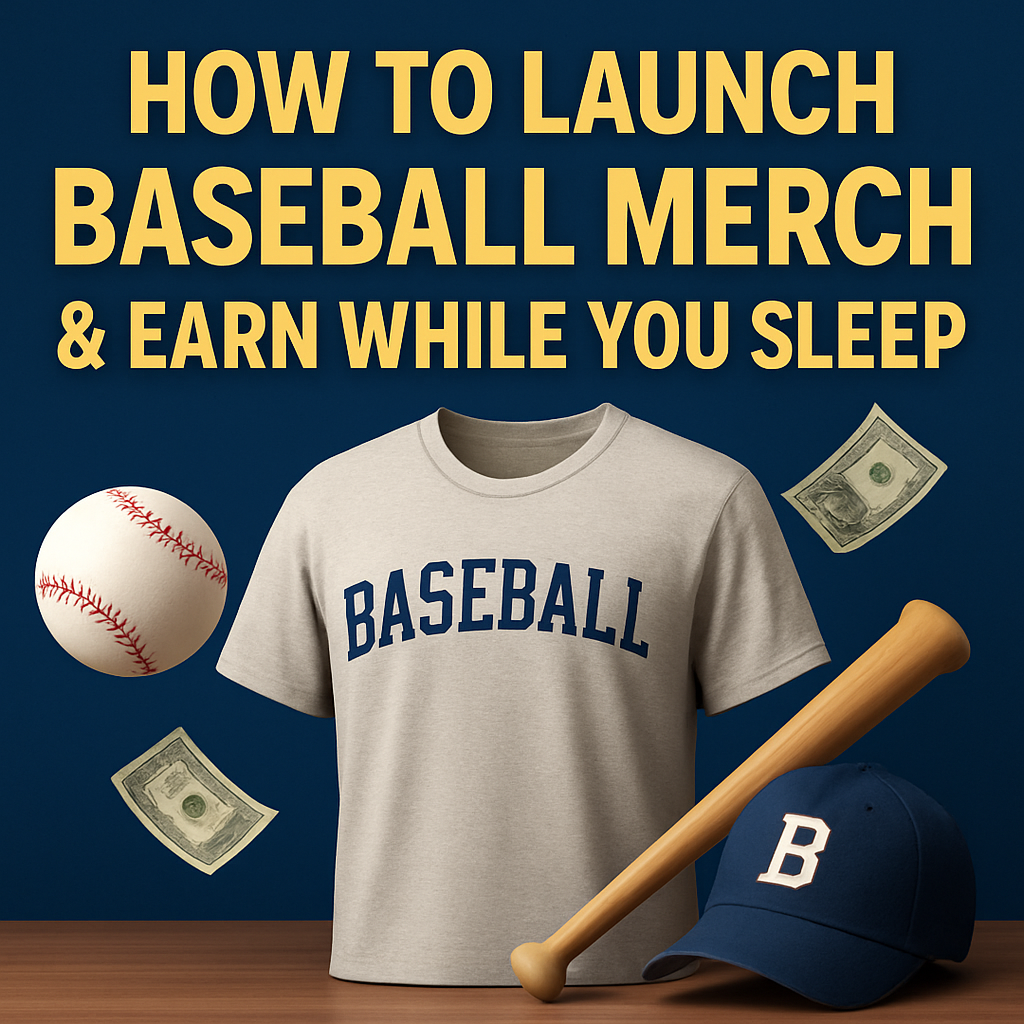 How to Launch Baseball Merch & Earn While You Sleep